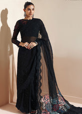 Aymal By Alizeh Fashion Luxury Embroidered Chiffon 3 Piece Unstitched Suit AF25AV2 D-08 MEERAB